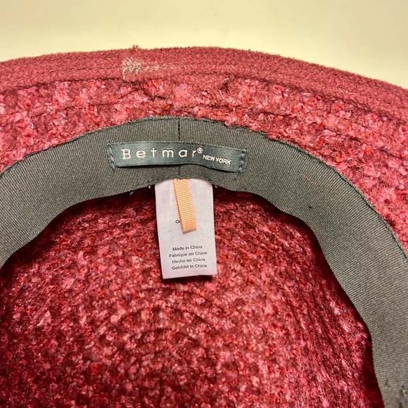 Betmar New York Willow Knit Cloche Hat color: Bordeaux Multi - Picture 5 of 8